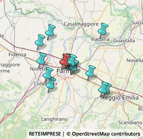 Mappa Strada Mutta, 43122 Parma PR, Italia (9.83313)