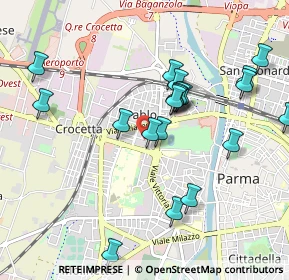 Mappa Via Sette Martiri, 43126 Parma PR, Italia (0.983)