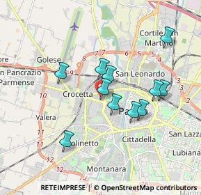 Mappa Via Sette Martiri, 43126 Parma PR, Italia (1.55)