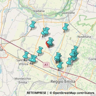 Mappa Via Raffaello Sanzio, 42024 Castelnovo di Sotto RE, Italia (7.06789)