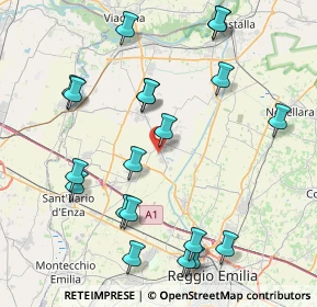Mappa Via Raffaello Sanzio, 42024 Castelnovo di Sotto RE, Italia (9.301)