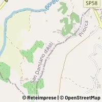 Mapa San Damiano d'Asti