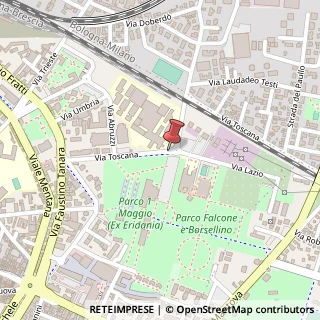 Mappa Via Toscana, 10, 43121 Parma, Parma (Emilia Romagna)