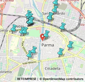 Mappa Piazza Ghiaia, 43122 Parma PR, Italia (1.025)