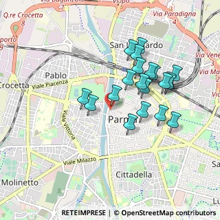Mappa Piazza Ghiaia, 43122 Parma PR, Italia (0.837)