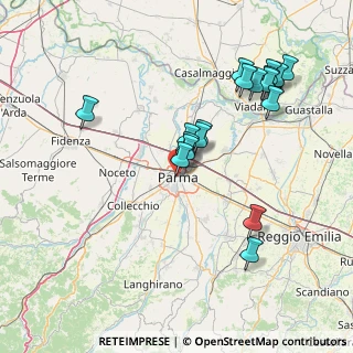 Mappa Piazza Ghiaia, 43122 Parma PR, Italia (15.61722)
