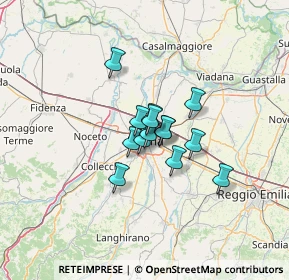 Mappa Piazza Ghiaia, 43122 Parma PR, Italia (7.29714)