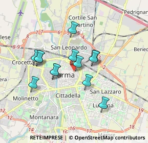 Mappa Borgo delle Colonne, 43121 Parma PR, Italia (1.47)