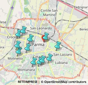 Mappa Borgo delle Colonne, 43121 Parma PR, Italia (1.92083)