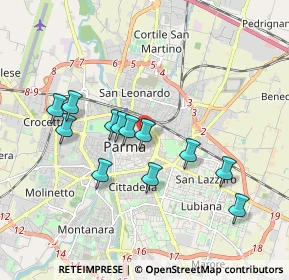 Mappa Borgo delle Colonne, 43121 Parma PR, Italia (1.68)