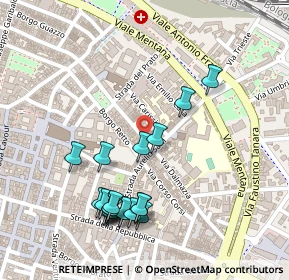 Mappa Borgo delle Colonne, 43121 Parma PR, Italia (0.2655)