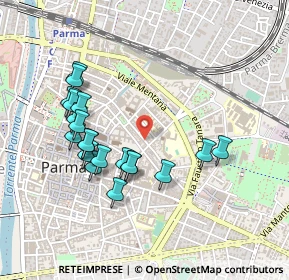 Mappa Borgo delle Colonne, 43121 Parma PR, Italia (0.4625)