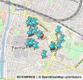 Mappa Borgo delle Colonne, 43121 Parma PR, Italia (0.352)
