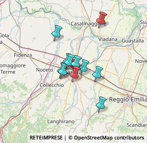 Mappa Borgo delle Colonne, 43121 Parma PR, Italia (8.65182)