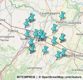 Mappa Borgo delle Colonne, 43121 Parma PR, Italia (11.97947)