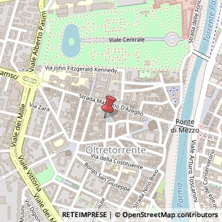Mappa Strada Giovanni Inzani, 15, 43100 Parma, Parma (Emilia Romagna)