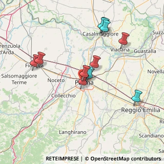 Mappa Borgo Pietrantonio Bernabei, 43125 Parma PR, Italia (14.86636)