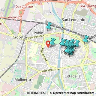 Mappa Borgo Pietrantonio Bernabei, 43125 Parma PR, Italia (0.92154)