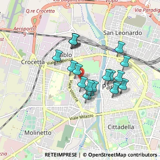 Mappa Borgo Pietrantonio Bernabei, 43125 Parma PR, Italia (0.7645)