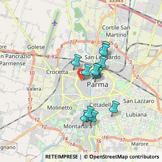 Mappa Borgo Pietrantonio Bernabei, 43125 Parma PR, Italia (1.415)