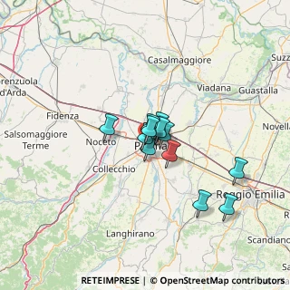 Mappa Via Ambrogio Ferrari, 43125 Parma PR, Italia (8.70417)