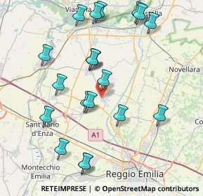 Mappa Via Lazzaro Spallanzani, 42024 Castelnovo di Sotto RE, Italia (8.604)