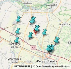 Mappa Via Lazzaro Spallanzani, 42024 Castelnovo di Sotto RE, Italia (6.68944)