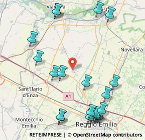 Mappa Via Lazzaro Spallanzani, 42024 Castelnovo di Sotto RE, Italia (10.5365)