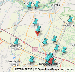 Mappa Via Lazzaro Spallanzani, 42024 Castelnovo di Sotto RE, Italia (10.723)