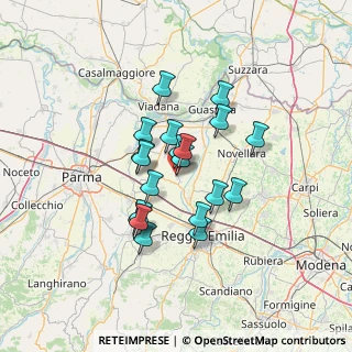 Mappa Via Lazzaro Spallanzani, 42024 Castelnovo di Sotto RE, Italia (10.295)