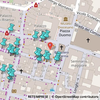 Mappa Borgo S. Biagio, 43100 Parma PR, Italia (0.05217)
