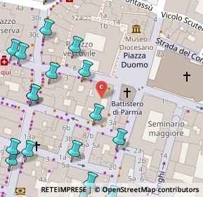 Mappa Borgo S. Biagio, 43100 Parma PR, Italia (0.102)