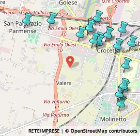 Mappa Stradello Corsini, 43126 Parma PR, Italia (1.342)