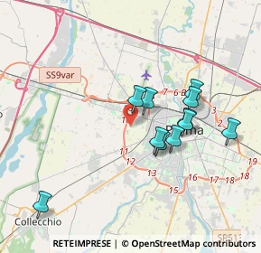 Mappa Stradello Corsini, 43126 Parma PR, Italia (3.32273)