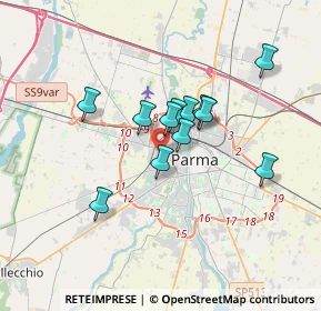 Mappa Via Abbeveratoia, 43100 Parma PR, Italia (2.62833)