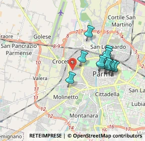 Mappa Via Abbeveratoia, 43100 Parma PR, Italia (1.57091)