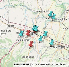 Mappa Via Toscana, 43122 Parma PR, Italia (10.61636)