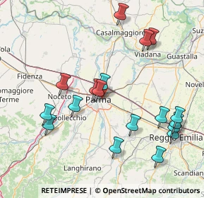 Mappa Via Toscana, 43122 Parma PR, Italia (17.255)