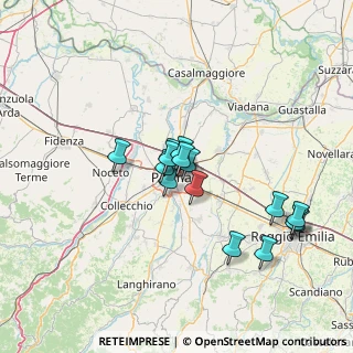 Mappa Via Toscana, 43122 Parma PR, Italia (11.86067)