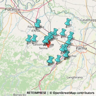 Mappa Via Tabiano, 43036 Fidenza PR, Italia (11.743)