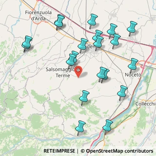 Mappa Via Tabiano, 43036 Fidenza PR, Italia (9.4455)