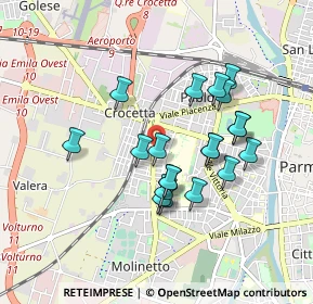 Mappa Via Alexander Fleming, 43126 Parma PR, Italia (0.7805)