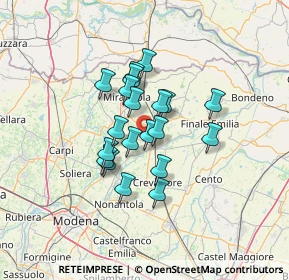 Mappa Via Prato Grasso, 41031 Camposanto MO, Italia (9.667)