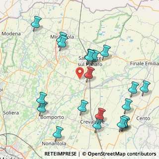 Mappa Via Prato Grasso, 41031 Camposanto MO, Italia (9.9845)