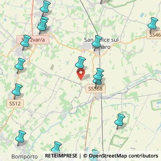Mappa Via Prato Grasso, 41031 Camposanto MO, Italia (6.39938)