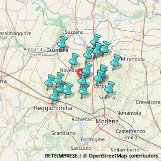 Mappa SP48, 42010 San Lodovico RE, Italia (10.4555)
