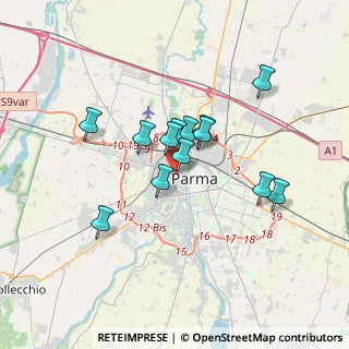 Mappa Via Benedetto Antelami, 43125 Parma PR, Italia (2.73077)