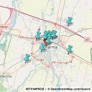 Mappa Via Antonio Cocconcelli, 43125 Parma PR, Italia (2.31909)