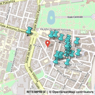 Mappa Via Benedetto Antelami, 43125 Parma PR, Italia (0.226)