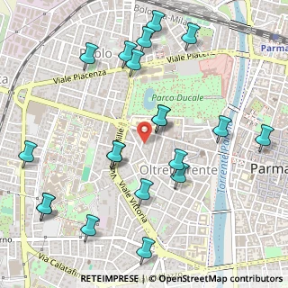 Mappa Via Antonio Cocconcelli, 43125 Parma PR, Italia (0.61)